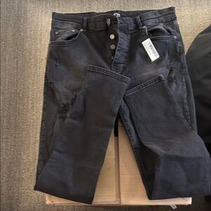 Boohooman Black Skinny Jeans